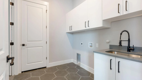 Laundry rooms.